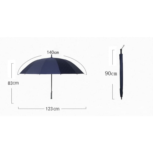 KAAZEE Windproof Golf Umbrella, Auto Open Large Canopy for Rain, Color B 1
