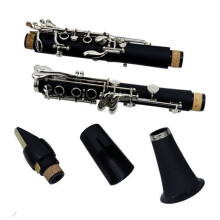 Professional B Flat Clarinet with Case and Accessories, Ergonomic Keys, Durable Black Finish, Accurate Tuning