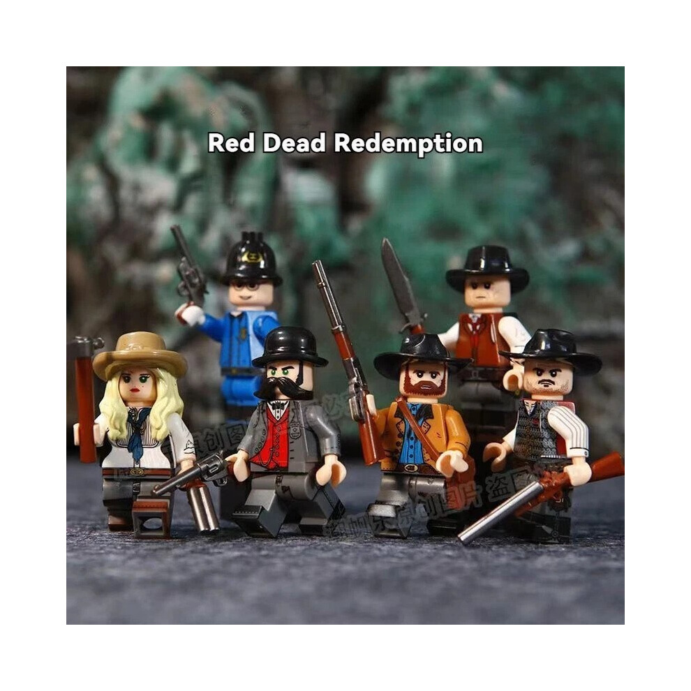 Lego Compatible Minifigures Red Dead Redemption Lego Minifigures Figures Toy Cowboy Heroes