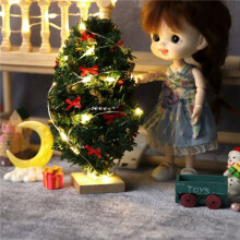 3X 1/12 Puppenhaus Miniatur LED Lichter Ketten Puppenhaus Weihnachten Baum Dekor für Festival Weihnachten Zubehör Dekoration