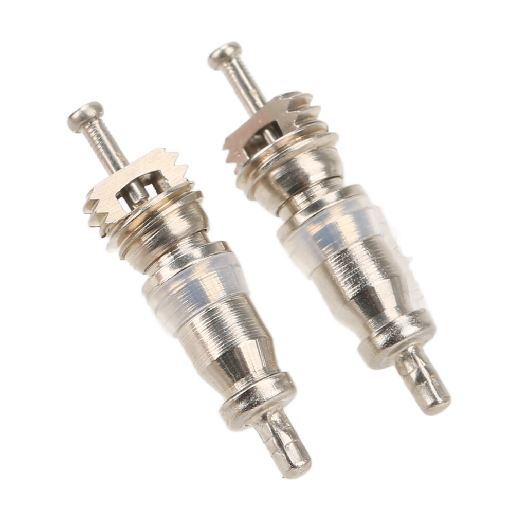 100Pcs Car Ac Valve Stem Cores Aluminium 7293282779105