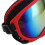 Durable Dog Goggles Large Breed Red Frame UV Dustproof Adjustable Strap 5