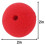 90 Peças 2X2 Polegadas Cosplay Narizes Nariz de Palhaço Vermelho para Festa de Halloween Suprimentos Natal 5