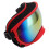 Durable Dog Goggles Large Breed Red Frame UV Dustproof Adjustable Strap 13
