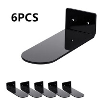 18 Pack Floating Shoe Shelves,Black Acrylic Wall Mounted Shoe Display Shelves,for Display Collectible Shoe&Sneaker