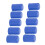 Auto Vacuum Hose End Cap Blue 10 Piece 16mm 4
