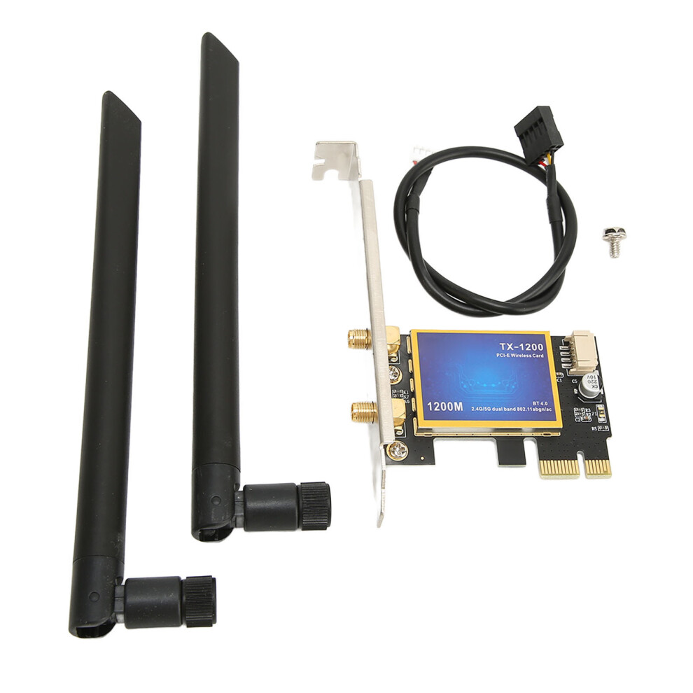 Bluetooth 4.0 Pciex1 Wifi Card 1200Mbps 5Ghz/2.4Ghz For Hd Streaming/ 4611389941233