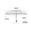 Windproof Travel Umbrella Clear Umbrella Automatic Open Close Compact 3Fold Yellow 2