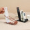 Brown 4-Compartment Remote Control Holder 7 x 18cm 6