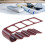 Brown 4-Compartment Remote Control Holder 7 x 18cm 10