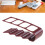 Brown 4-Compartment Remote Control Holder 7 x 18cm 11