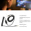Coiled Headphone Cable 6.6ft for Astro A10 A30 A40 with Mute Switch 5