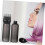 5pcs Hair Dye Applicator Bottle with Comb Leakproof Cap for Precise Root Touch Up 5