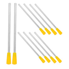Triangle Musical Instrument Set with Metal Mallets, Bright Ringing Tone, Durable Metal Build, 10pcs