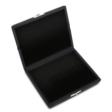 Oboe Rod Case Wooden Storage Box with PU Leather Lining Protects Oboe Rods Set of 10