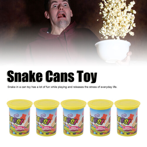 Candy Snake Can Toy (5 Pack) Jump Spring Prank Joke 6.1x5cm 2