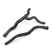 Set of 2 RADIATOR Three-way Water Pipe Inlet & Outlet Hose Compatible 10-15 Chevrolet Cruze 95390887 95390883 9075007 9075008