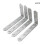 4 Pcs L Shape Bracket Stainless Steel Solid Shelf Support Corner Brace Joint Right Angle Bracket 1