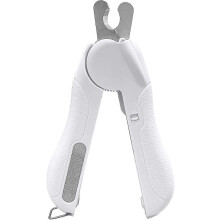 Nagelknipper voor katten en honden, professionele nagelknipper voor huisdieren, met nagelvijl en ledlampje, nagelknipper