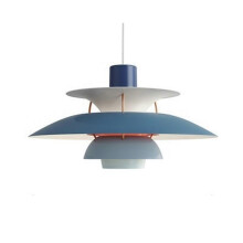 30 cm Pendelleuchte aus Aluminium, dekorative LED Hängelampe mit Schirmdesign, ideal für Wohnzimmer, Küche und Wohnzimmer.