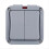 IP66 Wall Electrical Switch 220V Light on Off Security Button (B) 1