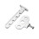 Window Latch,AntiTheft Window Limiter, Window Restrictor Security Lock,Child Window Limiter 2 Pcs for UPVC Windows Ventilation Restrictor 1