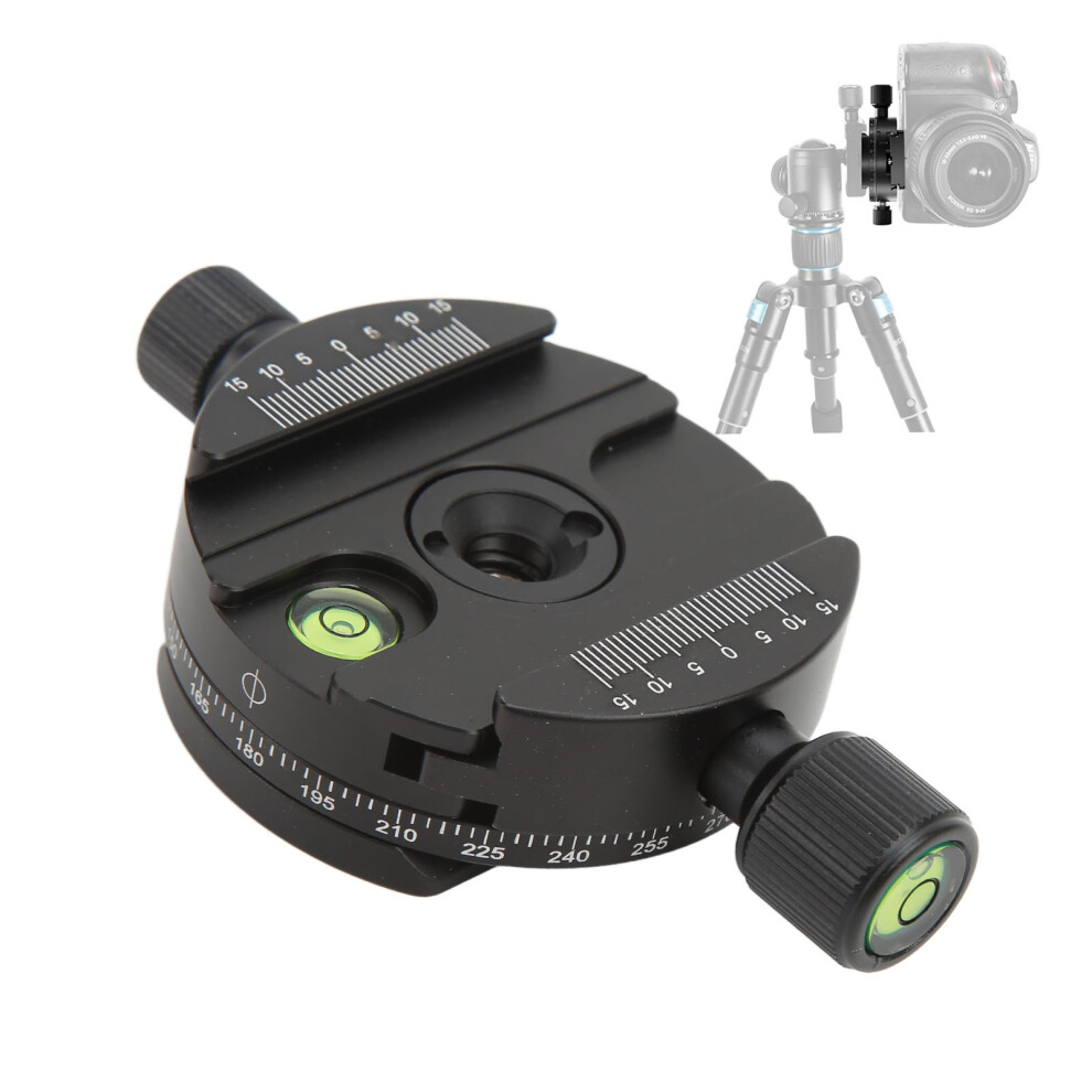 Camera Quick Release Plate Clamp Aluminum 360 Panorama Rotation Qj08 3361389941795