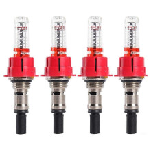 Underfloor Heating Manifold Flow Meter-Regulator Precision Heat Control Device(3/8 X 4pc)