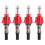 Underfloor Heating Manifold Flow Meter-Regulator Precision Heat Control Device(3/8 X 4pc) 1