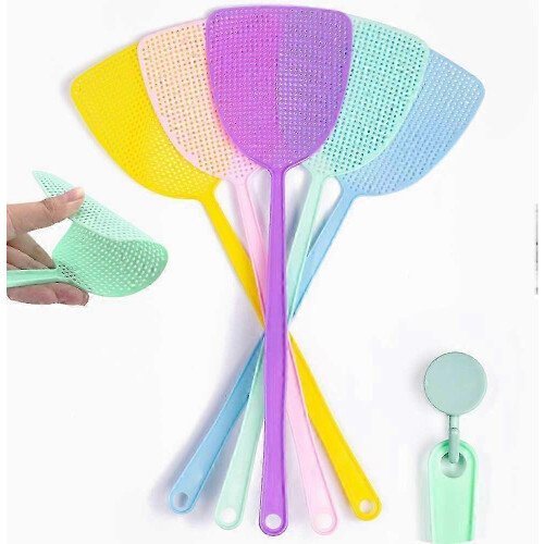 Scacciamosche con gancio Manico lungo, resistente e flessibile per uso interno/esterno