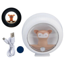 Intelligente USB Nachtleuchte mit Bewegungssensor für Schlafzimmer und Kleiderschrank Cartoon Lampe