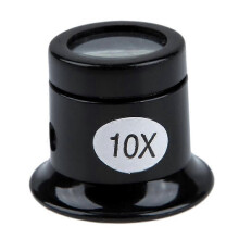 Uhrenlupe 10X Juwelier Optikglas Vergrößerungslinse