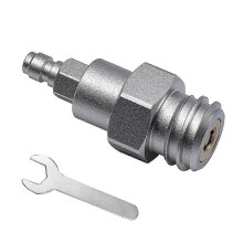 Adaptateur de remplissage de dioxyde de carbone 8 mm mâle à connexion rapide pour machine à eau, raccord CO2 externe en T