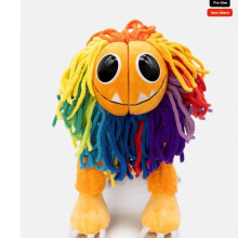 (Ice Lion,25cm)Yarnaby Plush Boby Colorful Lion Stuffed Animal - Soft Plush Toy, Cuddly Comfort Doll, Kids Birthday Gift, 30cm