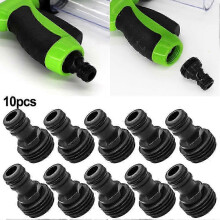 10 pezzi Raccordi rapidi maschio in plastica da 3/4" GHT per tubo da giardino per irrigazione a goccia