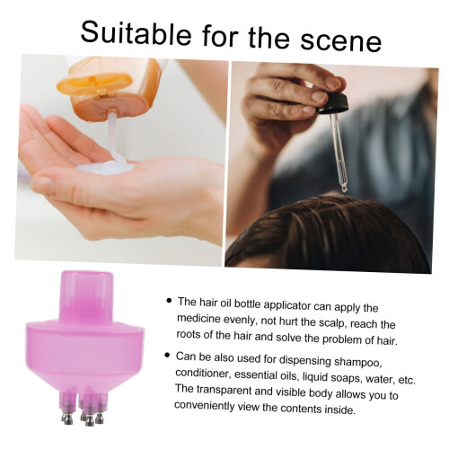 Refillable Hair Dye Applicator Bottle with Precise Cone Tip for Home and Salon Use 1
