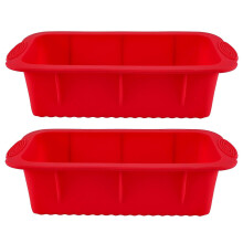 Silikon Kastenformen Set (2er Set), Brotbackformen, Antihaft Backblech, Silikon Brotform Set, Bakew