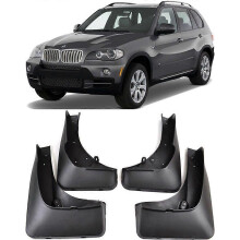 Upeat alkuperäiset etu- ja takalokasuojat vuosimalleihin 2007-2013 BMW X5 E70 polkimilla