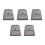 5PCS Steel Handle Wedge for Axe, Hatchets, Mauls or and Other Tools 1.5P 1