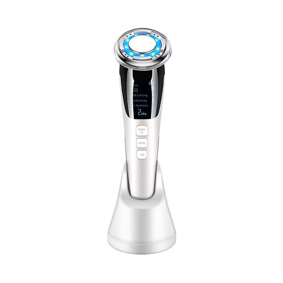 Chronus Black Beauty Instrument, Photorejuvenation Care Device Massage Device Hot And Cold Face Care Ultrasonic Beauty Device(Black)