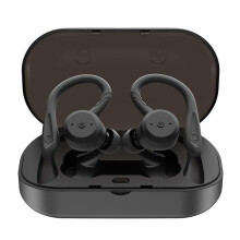 Bluetooth 5.0 Wireless Sports Headphones with TWS Ear Hook - IPX7 Waterproof Wireless Earbuds - Noise Reduction(black)