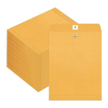 9x12inch Clasp Envelopes 100 Count - Kraft Envelopes with Clasp Closure - for Home, Office, Business, or School