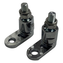 Motor Turn Signal Relocation Brackets for Harley Sportster Dyna Fatboy Beakout 883 1200 Rearview Mirror Downward Code A2