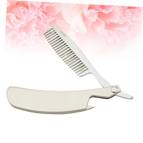 Beard Shaping Comb with Precision Edge, Antistatic Smooth Teeth, Compact Travel Size for Men 2