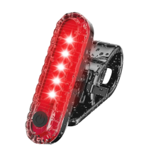 Bike Tail Light, USB Rechargeable 500 Lumens Super Bright Bicycle Rear Lights, 4 Light Modes Waterproof LED Cycling Safety Tail Light(Black)