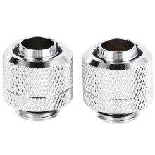 2 Stück Wasserkühlungsanschlüsse G1/4 Außengewinde Pagode für 9,5 x 12,7 mm flexible Schläuche, Computer Kühlsystemanschluss