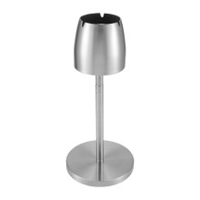Teleskop Aschenbecher aus Edelstahl, Stand Aschenbecher, tragbarer, großer, windfester Metall Aschenbecher, Raucherzubehör