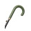 Travel Umbrella Windproof Automatic Open with Long Leather Handle Waterproof Canopy Grey 4