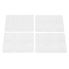 24 stuks drumdempers, drumdemper gelpads, drumdempers, niet-giftige zachte siliconen drumdempers voor toonregeling (transparant)