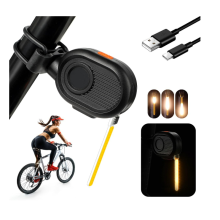Led Bike Tail Light - Rechargeable Bicycle Tail Light for Safe Night Cycling - 3 Light Mode Rear Bike Light, Reliable and Bright Taillights(Black)